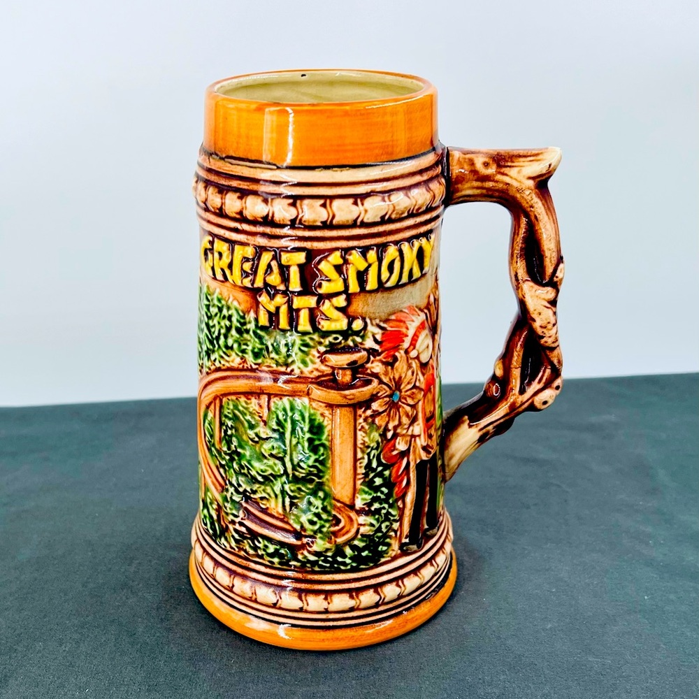 Vintage Smoky Mountain Stein Mug
